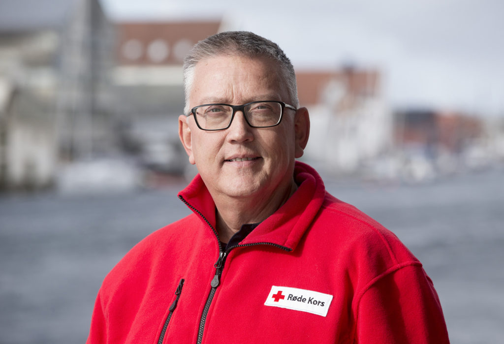Øyvind Bruflat,daglig leder i Østfold Røde Kors