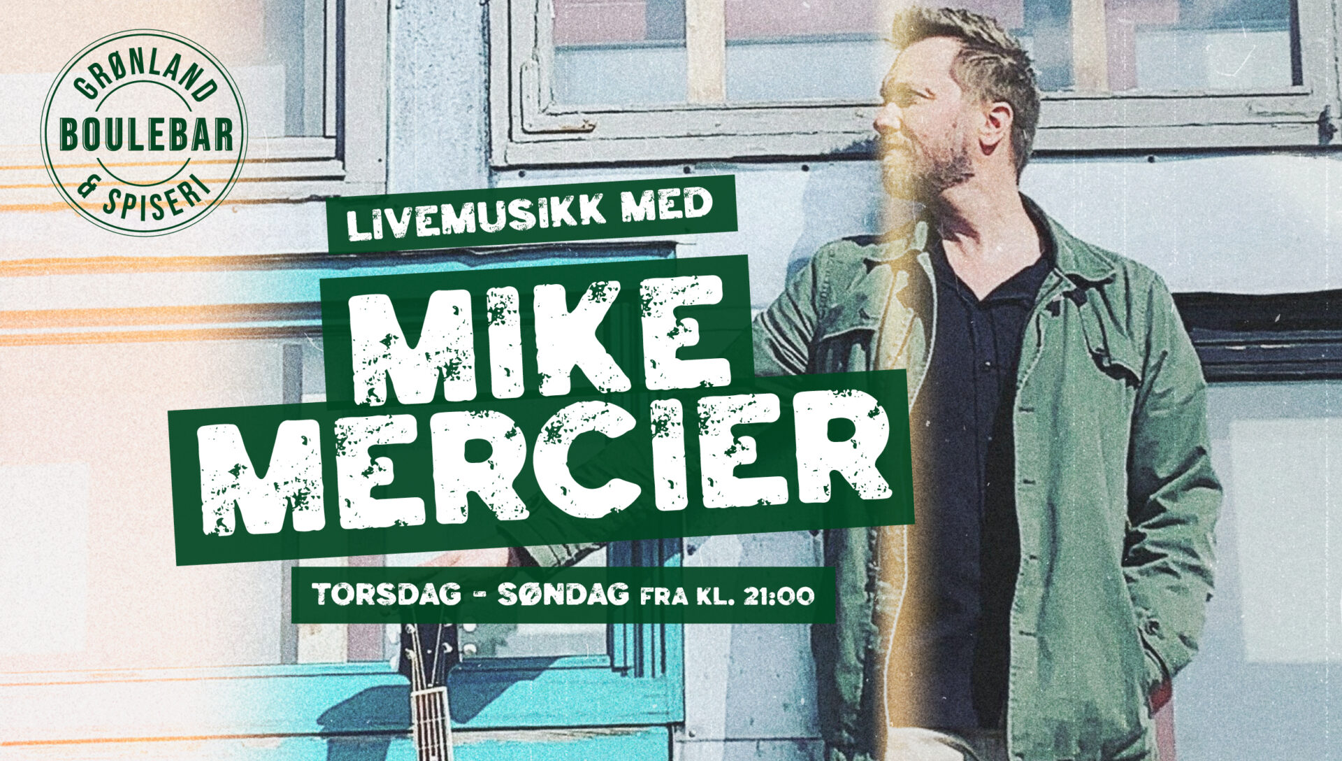 mike mercier troubaour på grønland boulebar