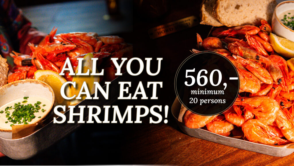 all you can eat shrimps tilbbud