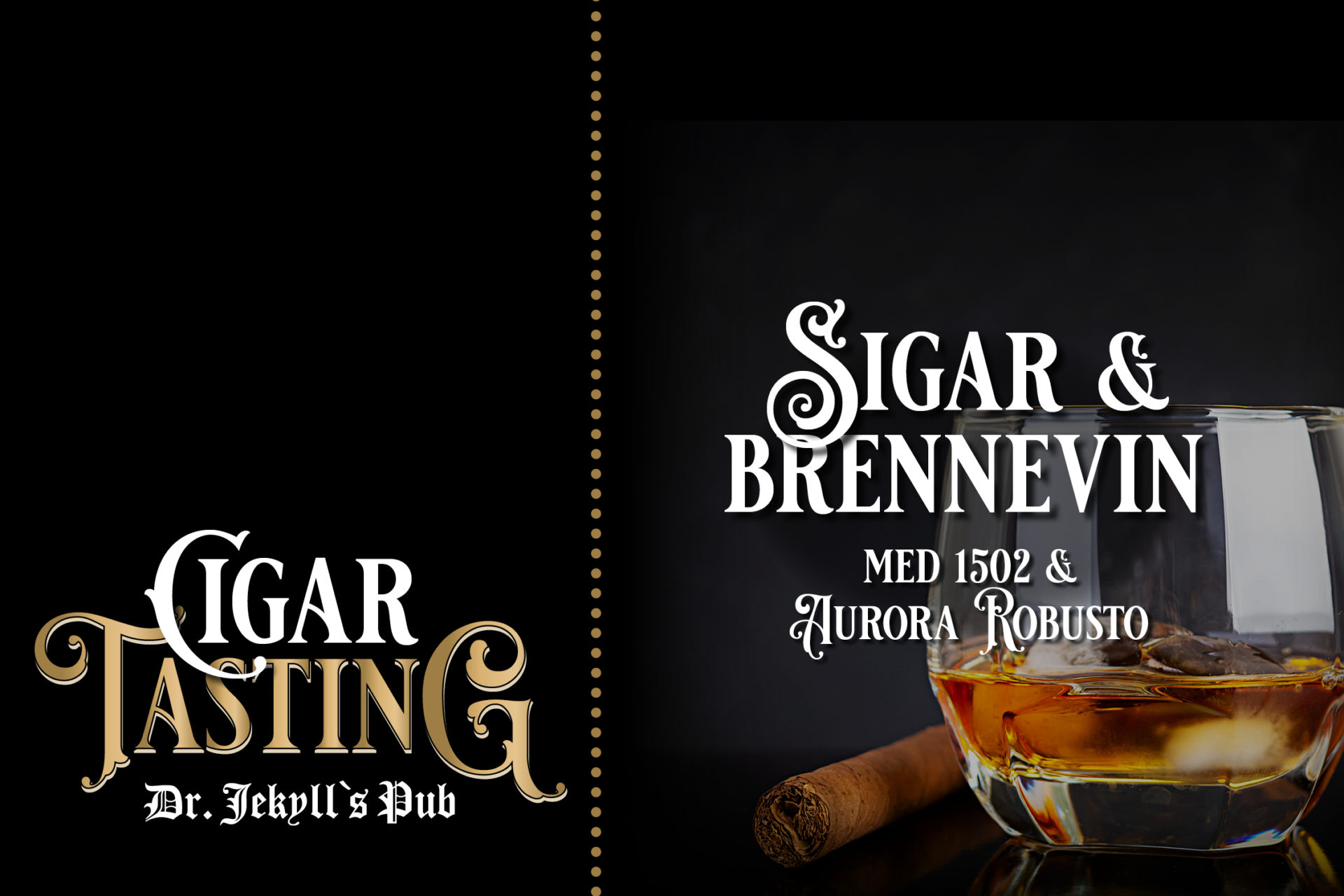 bilde av cigar og whiskysmaking event